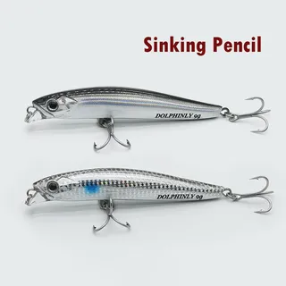Appât crayon coulant leurres de pêche 9g 14g longue coulée Vibration…