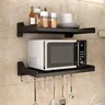 Etagere murale sousmeuble microondes support réglable… – vue 6
