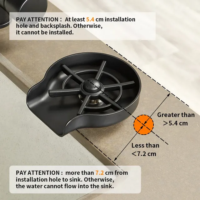 Rinceur de verre de robinet G1/2 – vue 5