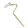 Brosse WC S courbée tête nylon poils blancs manche… – vue 3