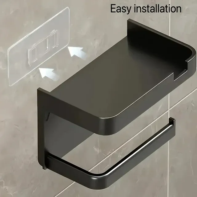 Porte-papier hygiénique facile à installer – vue 4