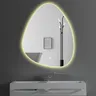 Miroir de salle de bain irrégulier vertical intelligent – vue 4