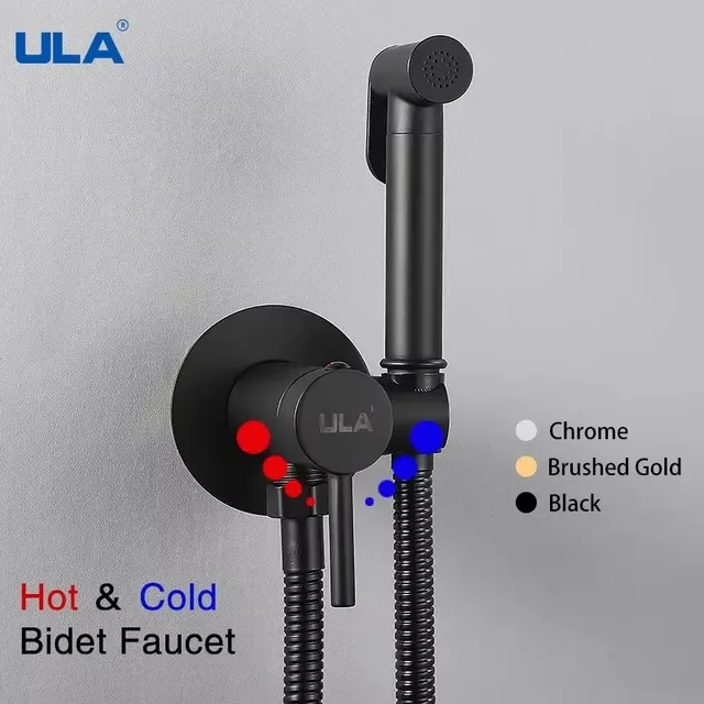 ULA robinet de Bidet en or Rose – vue 5