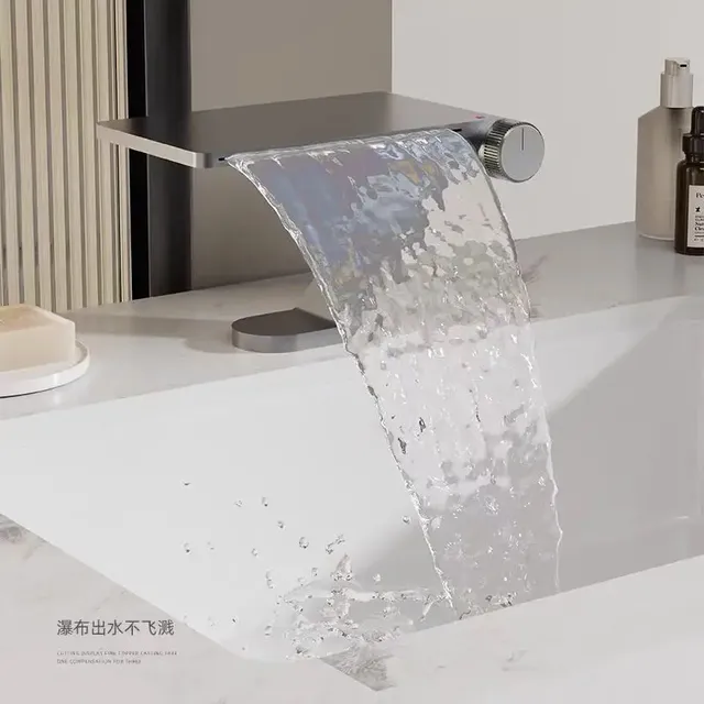 Robinet de Lavabo à une Poignée en Laiton de Qualité… – vue 2