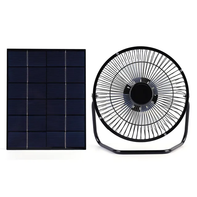 Panneau solaire 7W 6V avec ventilateur d'extraction USB…