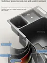 Cascade d'évier en acier inoxydable – vue 2