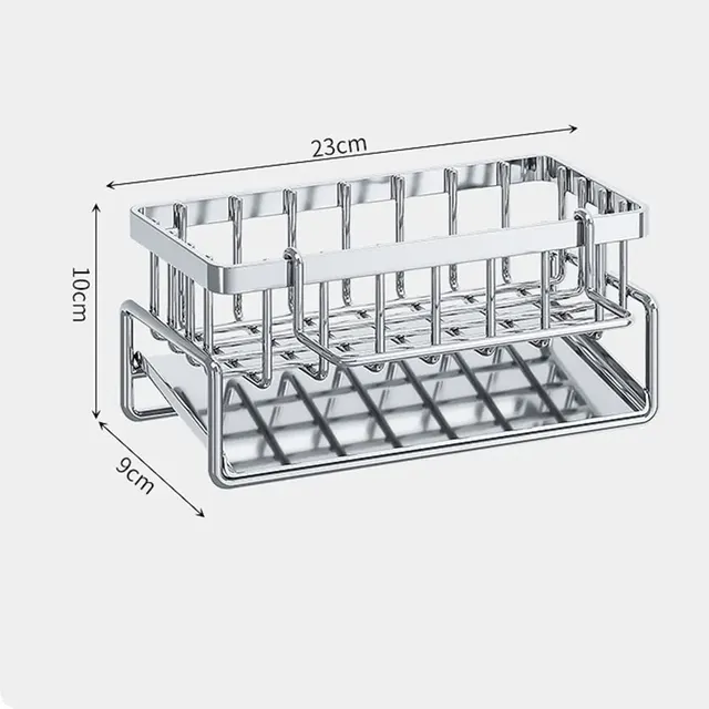 Porte-éponge de cuisine en acier inoxydable – vue 6