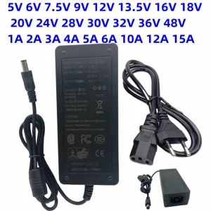 Pipeline 3A 1a 4A, 5V, 6V, 7.5V, 9V, 12V, 13.5V, 15V, 16V, 18V, 19V, 20V, 24V, 28V, 30V, 32V, 36V, 42V, 48V adaptateur d&rsquo;alimentation SnapPower, convertisseur, chargeur, 5A