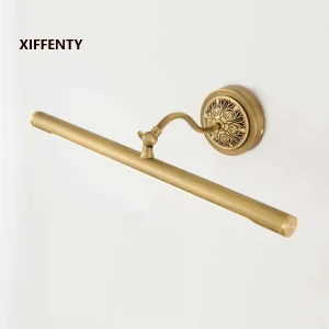 LED Bronze miroir avant lumière salle de bain applique salle de bain lampe étanche Table de lavage maquillage applique murale
