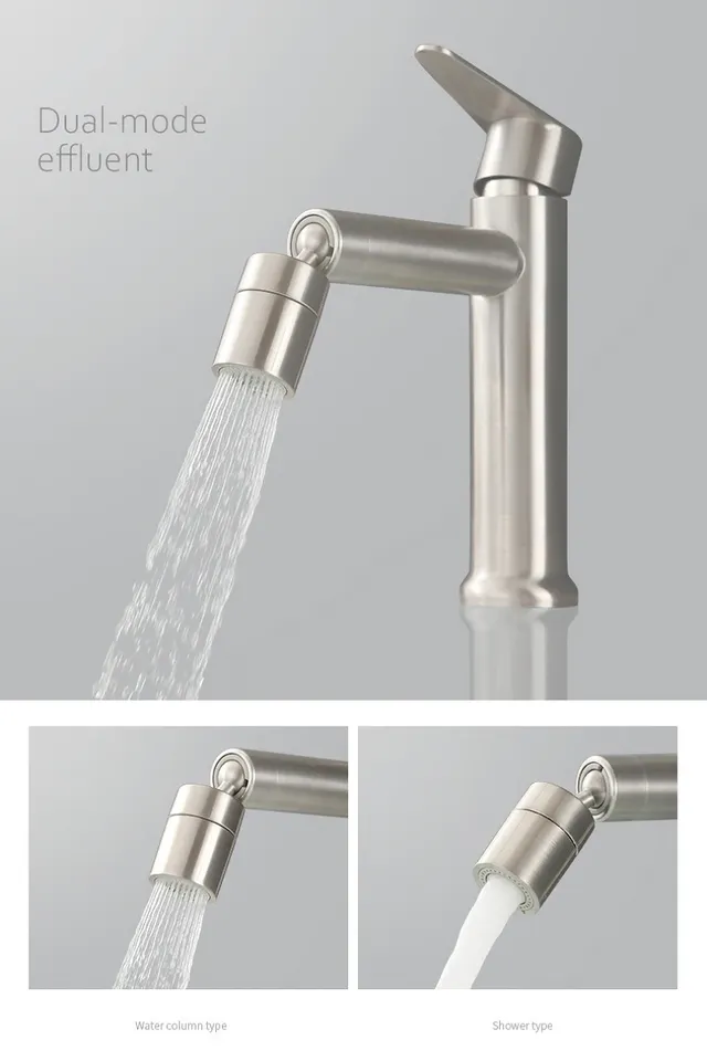 Robinet de centre commercial d'eau froide et chaude en… – vue 5