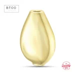 Perles ovales en or 14 carats, perles fantaisie remplies pour la fabrication de bijoux, accessoires de bricolage faits à la main, résultats de bijoux en or, perles de rocaille