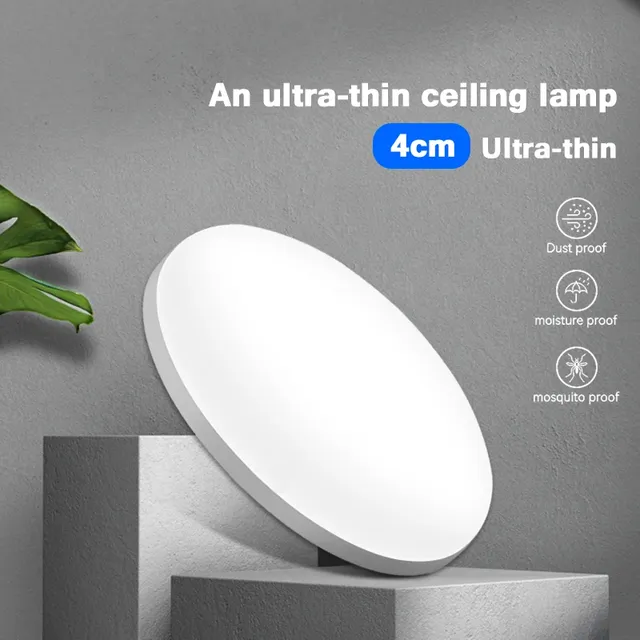 Plafonnier LED intelligent avec capteur de mouvement PIR – vue 4