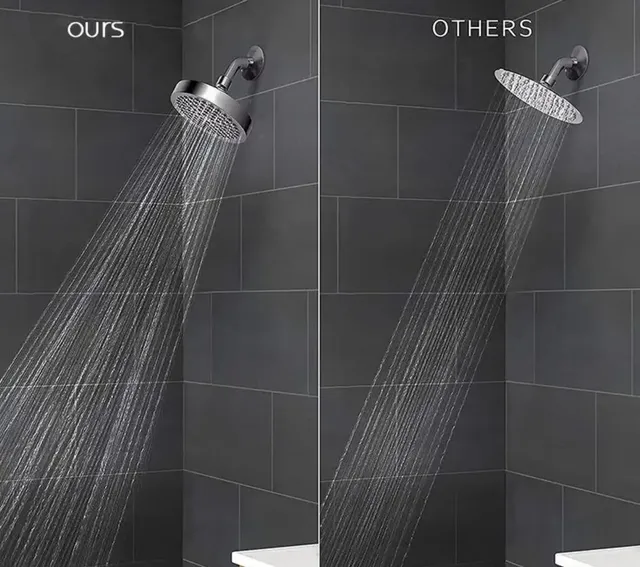 Pommeau de douche de pluie haute pression de 6 pouces – vue 6