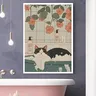 Baignoire japonaise chat paresseux bain Art affiche… – vue 2