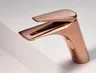 Robinets de salle de bains en or Rose brillant – vue 3