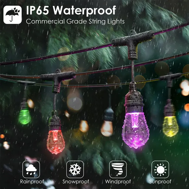 Guirxiété lumineuse LED RVB intelligente Tuya – vue 5