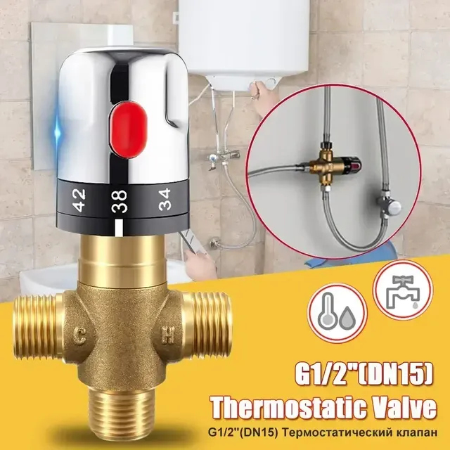 Robinet mitigeur de robinet thermostat en laiton pour…