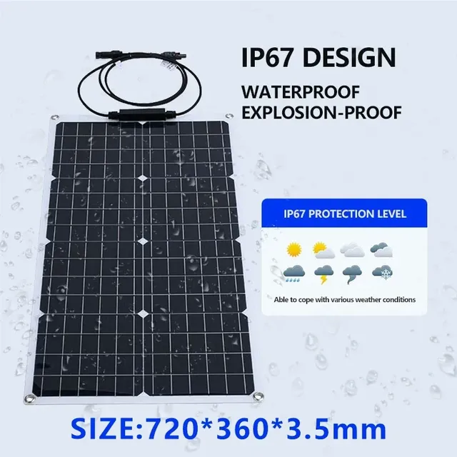 Kit de système de panneaux solaires flexibles – vue 5