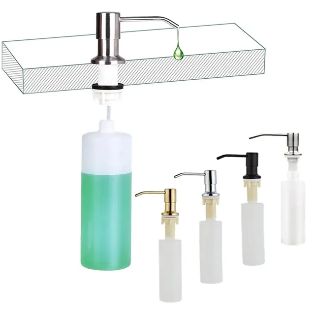 Distributeur de savon pour évier en acier inoxydable de… – vue 6