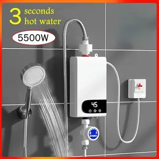 5500W plus récent chauffe-eau chauffe-eau instantané sans réservoir…