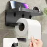 Porte papier toilette mural adhésif auto tablette… – vue 5