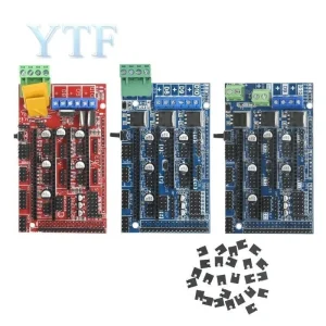 Carte mère RAMPS16 RAMPS15 RAMPS14 contrôleur imprimante 3D CNC pilotes A4988 DRV8825 thermistances MOSFET PWM ventilateur lit chauffant