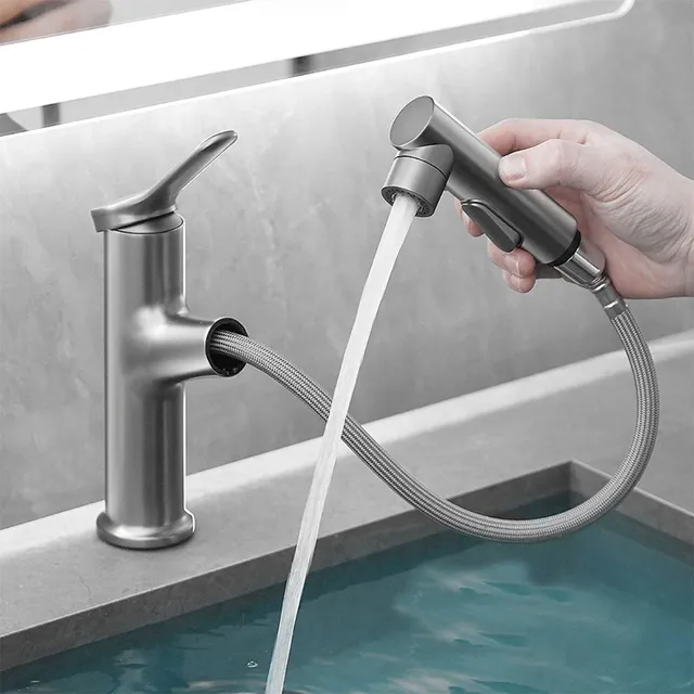 Mitigeur lavabo monocommande douchette extractible… – vue 4