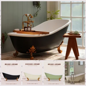 Maison de poupée Miniature, meubles de maison de poupée, baignoire sculptée Vintage, Mini robinet de salle de bain pour poupée Blyth ob11, accessoires de décoration Maison de poupée Miniature, meubles de maison de poupée, baignoire sculptée Vintage, Mini robinet de salle de bain pour poupée Blyth ob11, accessoires de décoration