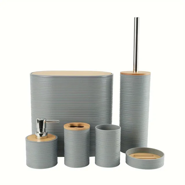 Ensemble d'accessoires de bain porte-brosse à dents – vue 2