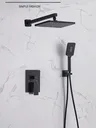Système de douche dissimulé noir – vue 3