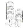 Pots épices empilables modulaires cylindriques acrylique… – vue 6
