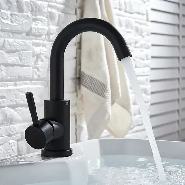 Robinet de lavabo de salle de bains en acier inoxydable… – vue 5