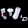 Ensemble miniature porcelaine blanche émaillée baignoire… – vue 6