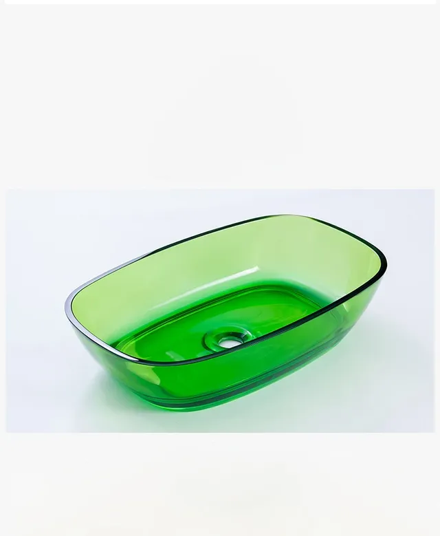 Vasque posée rectangulaire coins arrondis profil bas… – vue 5