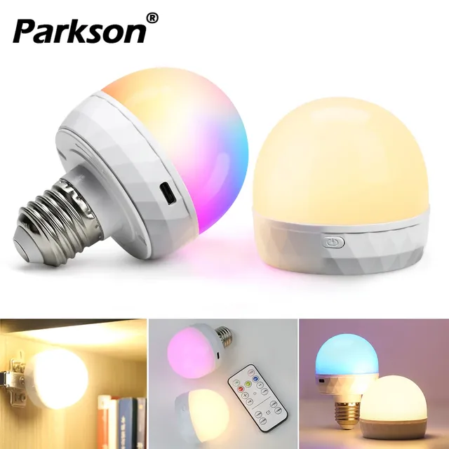Ampoule d'ambiance avec télécommande couleur