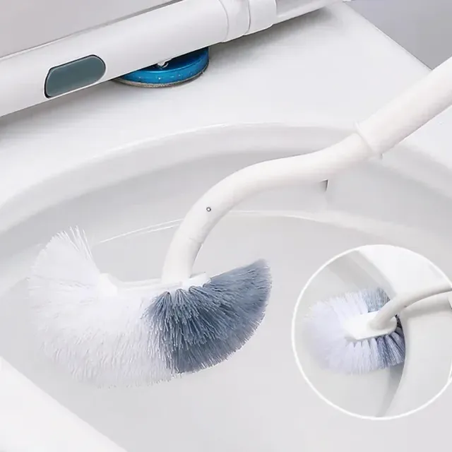 Brosse courbe de toilette murale de type S – vue 4