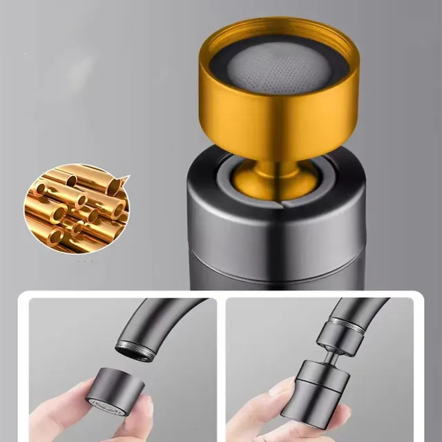 Tête de Pulvérisation Rotative pour Robinet de Cuisine – vue 7