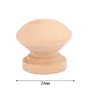 10 pièces boutons de traction ronds en bois naturel… – vue 6