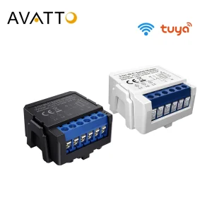 AVATTO – Module de commutation WiFi Tuya, 1/2/3/4 voies, commande bidirectionnelle, application Smart Life, pour maison intelligente, fonctionne avec Alexa,google Home