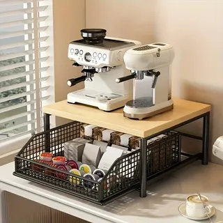Support de rangement pour micro-ondes de cuisine moderne