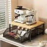 Support de rangement pour micro-ondes de cuisine moderne – vue 1