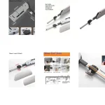 31GJ Porte d&rsquo;armoire Pneumatique Support hydraulique Support tampon MUTE TAMPER Soutien avec couvercle