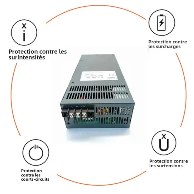 Alimentation de commutation 1000W 1500W 2000W – vue 5