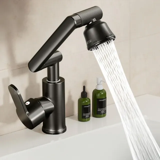 1080 ° Robinet de lavabo chaud et froid – vue 3