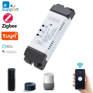 Joli intelligent Zigbee Tuya, ouvre-porte de garage, lumière intelligente, moteur Wi-Fi, technologie USB, 5V, AC, DC, 7-32V, 85-250V, RF433, citations 2CH