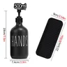 Distributeur de savon blanc/noir de 500ml – vue 2