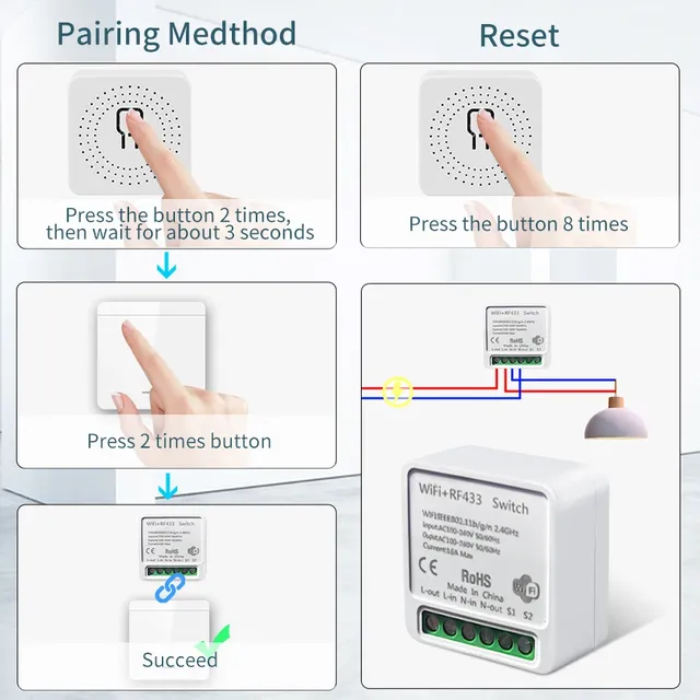 Tuya-Joli d'éclairage intelligent WiFi – vue 3