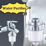 Filtre de douche robinet purificateur d&rsquo;eau bain douche domestique toilettes améliorer la qualité de l&rsquo;eau filtre de bain universel