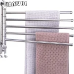Porte-serviettes mural pivotant avec bras, support pour serviettes, salle de bain, piscine, cuisine