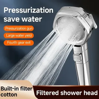 Pommeau de douche pressurisé hexagonal